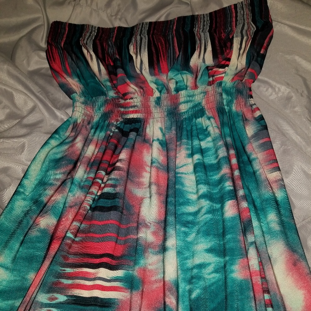 One world floor length dress